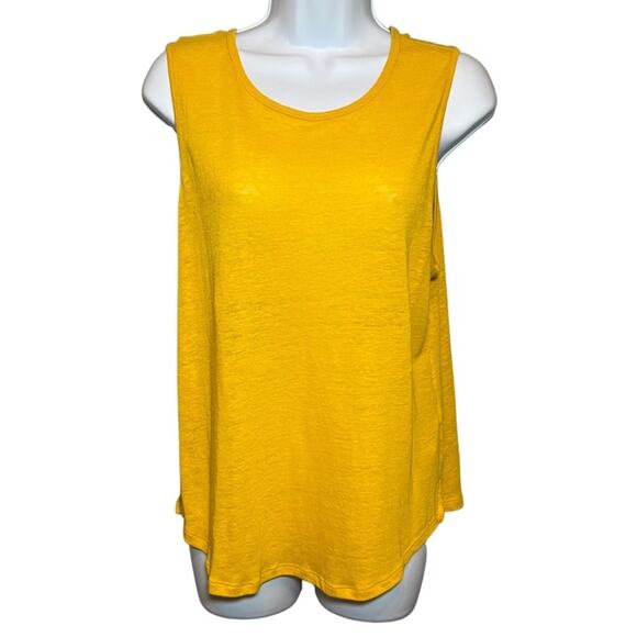 Old Navy Yellow Open Back Tank Top, M - Picture 5 of 9